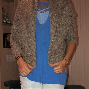 Boutique three quarter sleeve cardigan